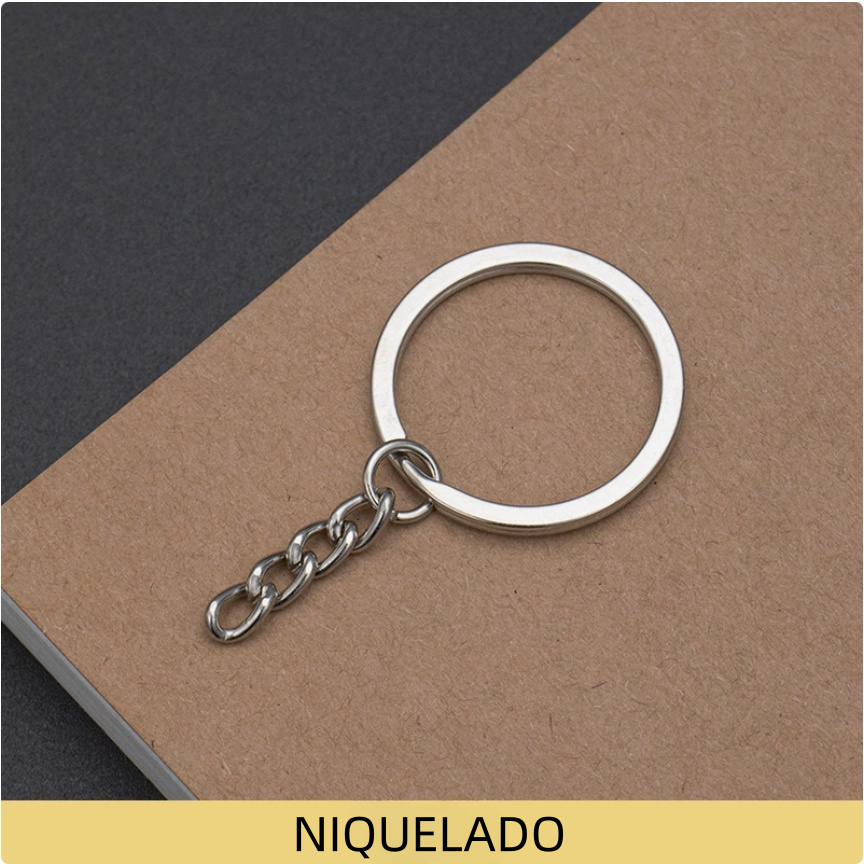 Anilla de llavero con cadena 30mm - Imagen 2