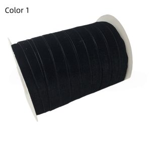 Alternative view of Cinta elástica de terciopelo