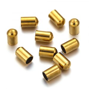 Cubo redondo de terminal acero inoxidable interior 2/3/4/5mm 20 Uds/Lote - Imagen 3