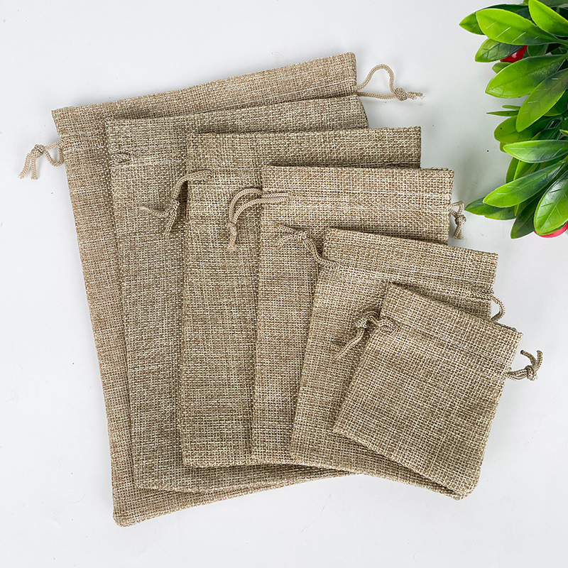 Bolsa de yute para bisuteria regalo pack 25 Uds.