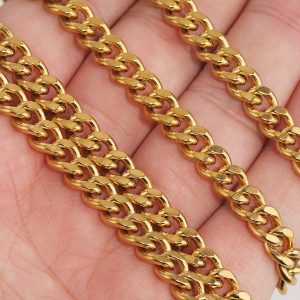 Cadena acero inoxidabel 3/5/7mm pulsera collar - Imagen 3