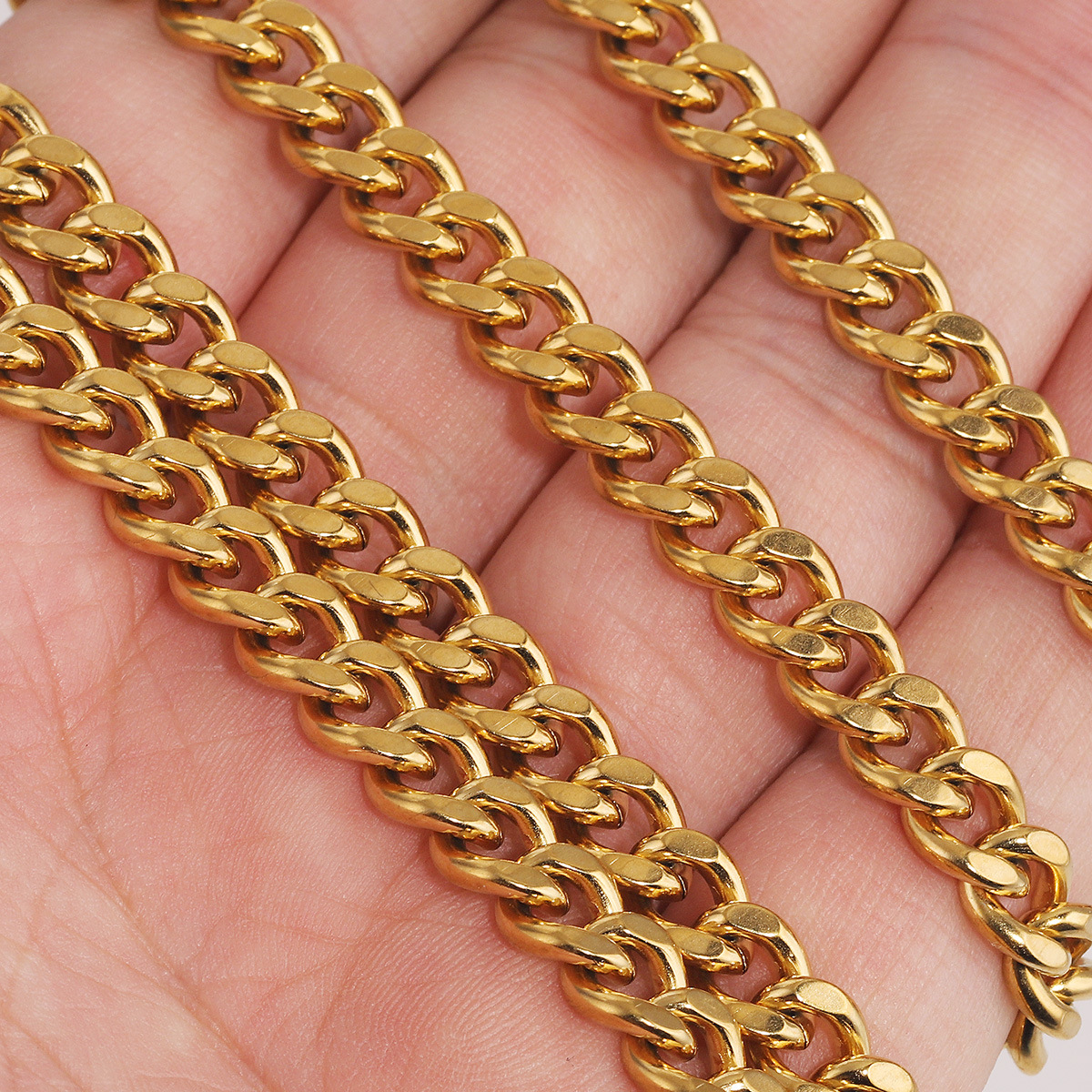 Cadena acero inoxidabel 3/5/7mm pulsera collar - Imagen 3