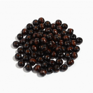 Bola de madera color marrón oscuro de 6 -20mm Pake de 500kg