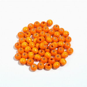 Bola de madera color naranja de 6 -20mm Pake de 500kg