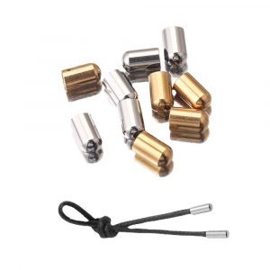 Cubo redondo de terminal acero inoxidable interior 2/3/4/5mm 20 Uds/Lote