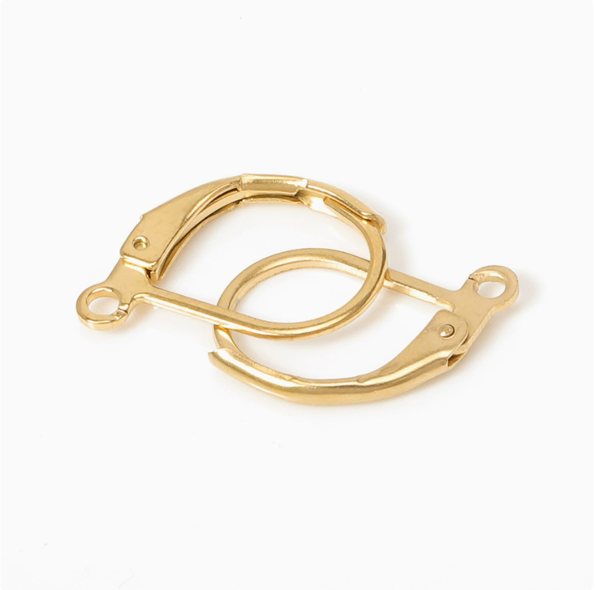 Aro de pendiente acero inoxidable plateado o dorado Pack 24 Uds. - Imagen 5
